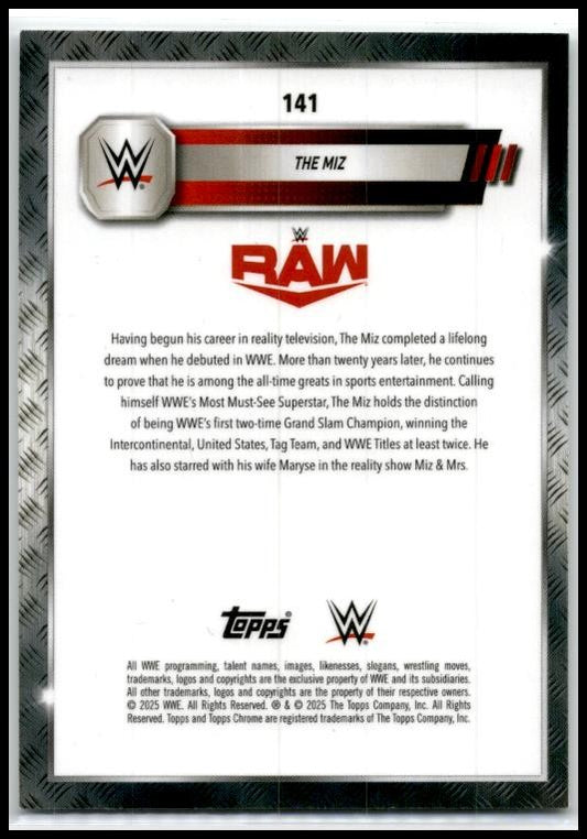 2025 Topps Chrome WWE #141 The Miz