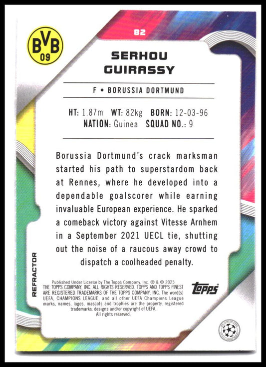 Serhou Guirassy #82 2024-25 Finest UEFA Club Competitions