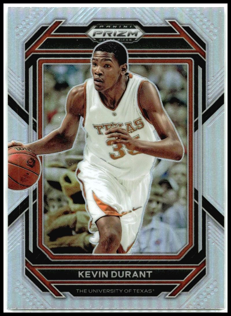 2023 Panini Prizm Draft Picks Silver #70 Kevin Durant Texas Longhorns