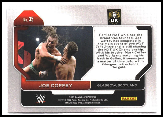 Joe Coffey #35 2022 Panini Prizm WWE
