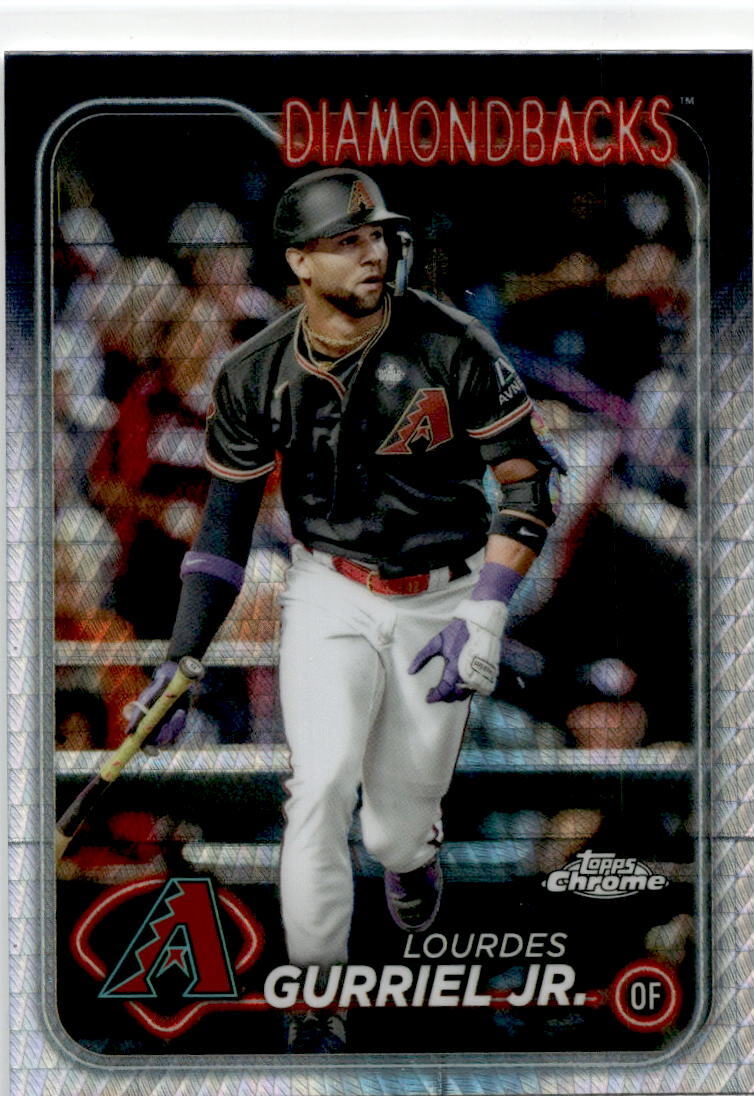 2024 Topps Chrome Prism Refractors #59 Lourdes Gurriel Jr. Arizona Diamondbacks