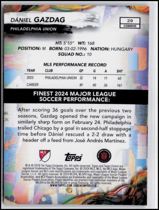 2024 Finest MLS #29 Dániel Gazdag