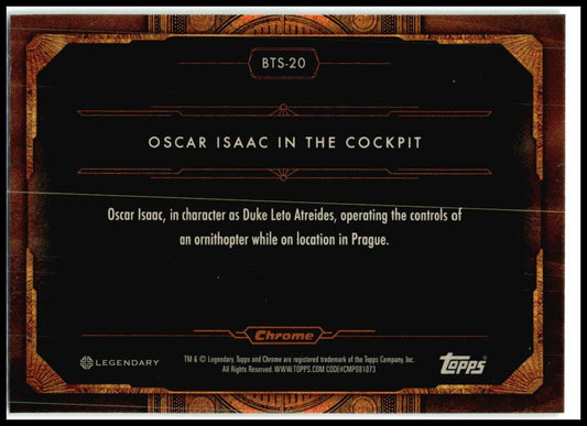 2024 Dune Chrome® - Hobby Box Behind the Scenes #BTS-20 Oscar Isaac