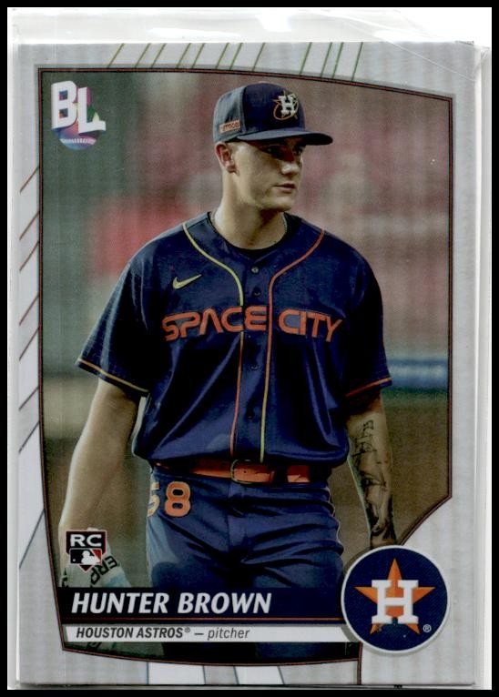2023 Topps Big League Rainbow Foil #213 Hunter Brown Rookie Houston Astros