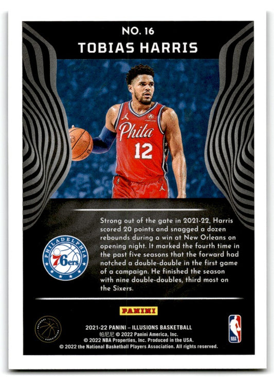 2021-22 Panini Illusions Tobias Harris Philadelphia 76ers #16