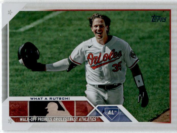 2023 Topps Update Rainbow Foil #US7 What a Rutsch! Baltimore Orioles