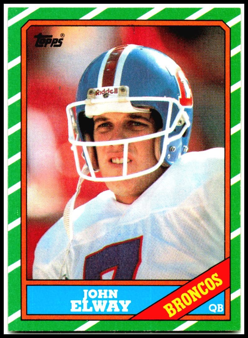 1986 Topps #112 John Elway Denver Broncos