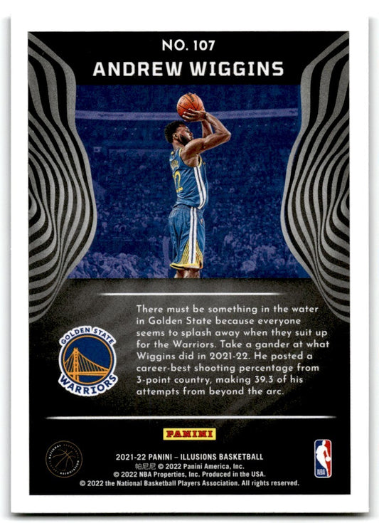 2021-22 Panini Illusions Andrew Wiggins Golden State Warriors #107