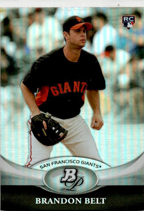 2011 Bowman Platinum #52 Brandon Belt Rookie San Francisco Giants