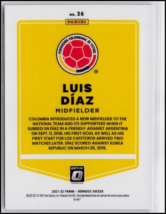 2021-22 Donruss #36 Luis Diaz Optic