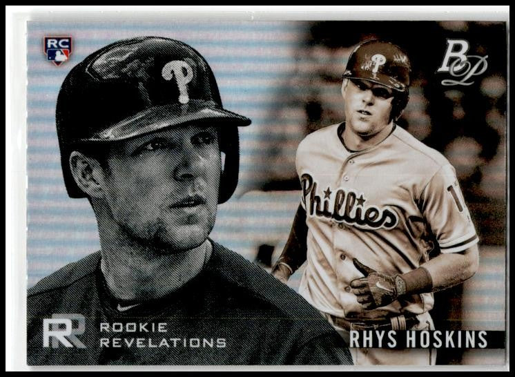 2018 Bowman Platinum Rookie Revelations #RR-1 Rhys Hoskins Philadelphia Phillies