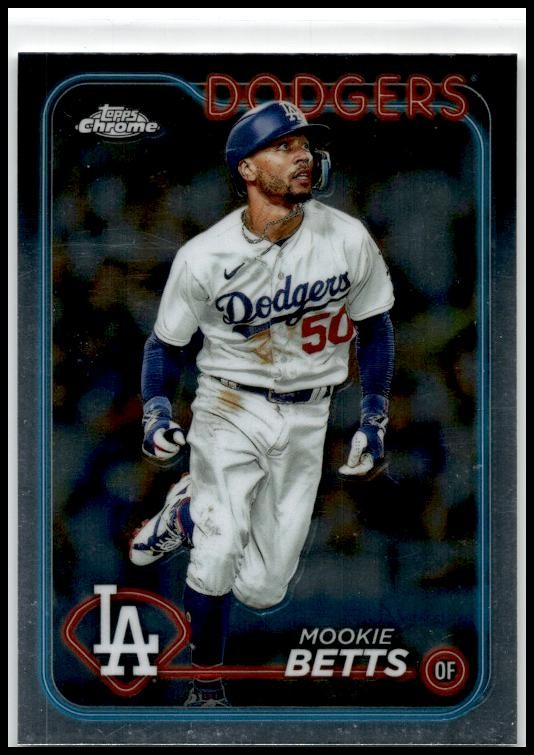 2024 Topps Chrome #296 Mookie Betts Los Angeles Dodgers