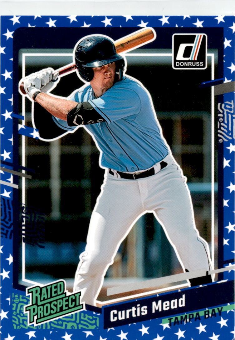 2023 Donruss Independence Day #64 Curtis Mead Tampa Bay Rays