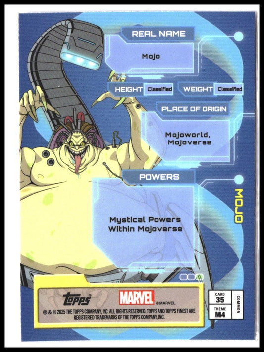 Mojo #35 2025 Topps Finest X-Men '97