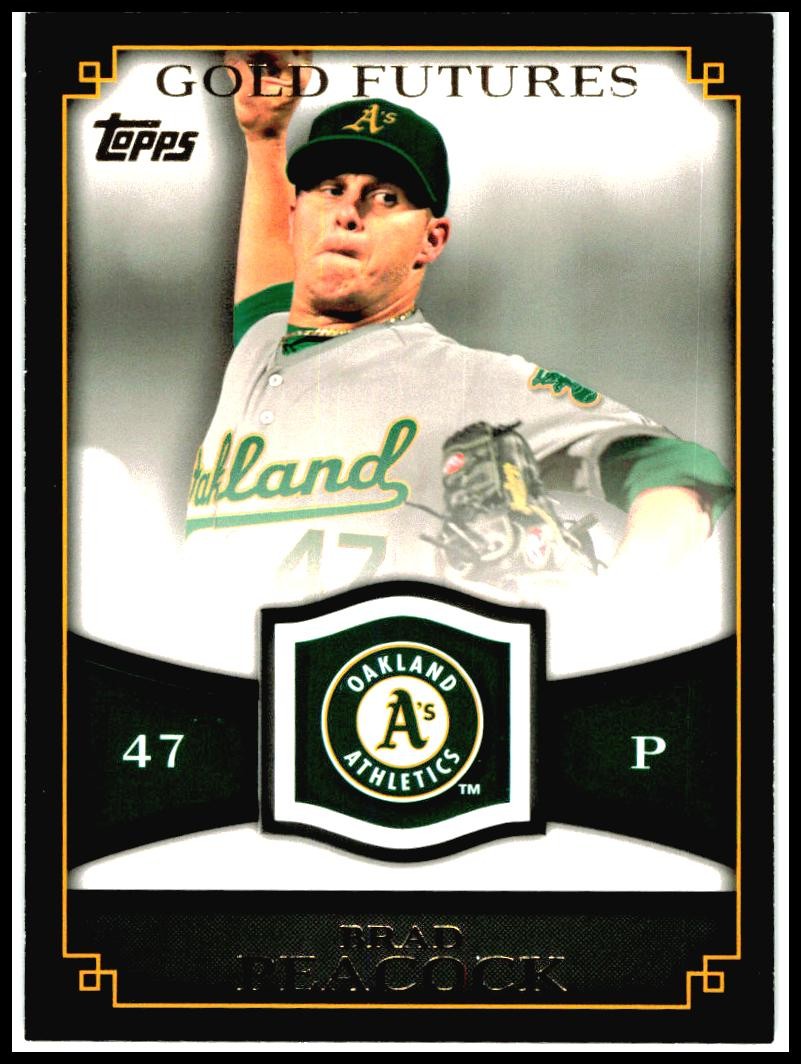 2012 Topps Gold Futures #GF-36 Brad Peacock Oakland Athletics