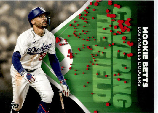 2024 Topps Covering the Field #CTF-13 Mookie Betts Los Angeles Dodgers