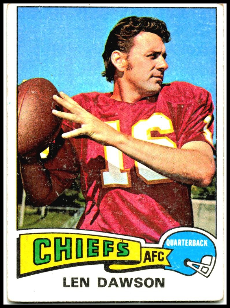 1975 Topps #120 Len Dawson Kansas City Chiefs