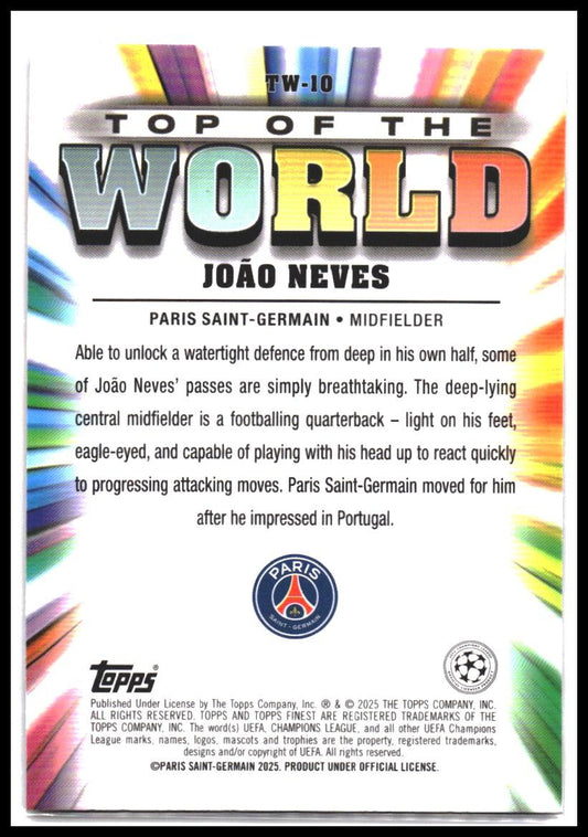 João Neves #TW-10 2024-25 Finest UEFA Club Competitions