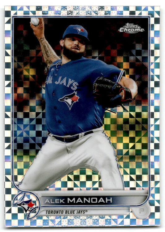 2022 Topps Chrome X-Fractor Alek Manoah Toronto Blue Jays #36