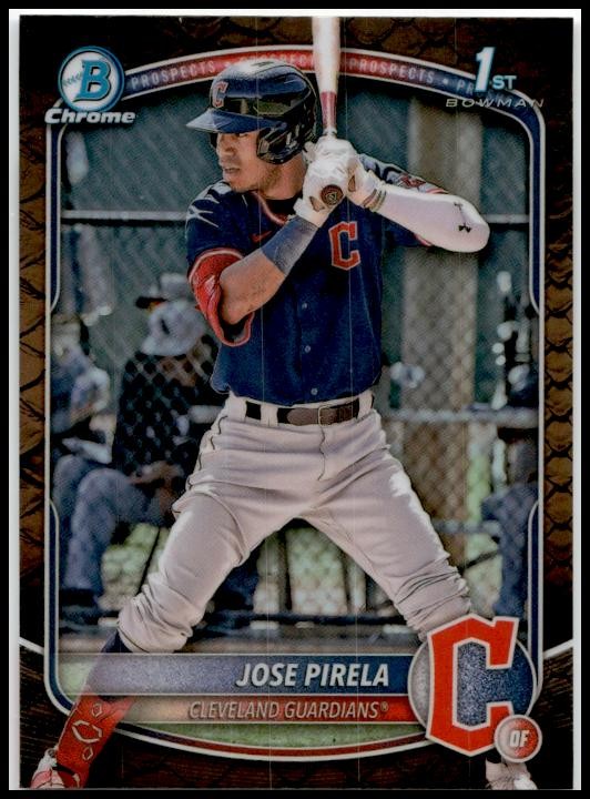 2025 Bowman Reptilian Refractor #BCP-111 Jose Pirela Guardians