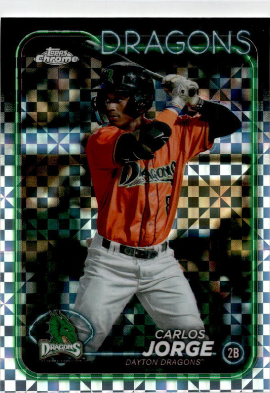 2024 Topps Pro Debut X-Fractor #PD-26 Carlos Jorge Dayton Dragons