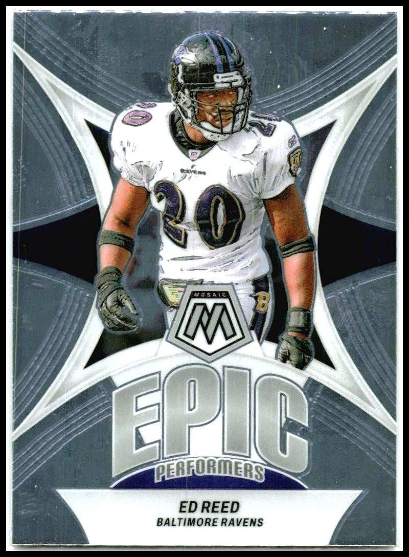 2024 Panini Mosaic Epic Performers #EP-ER Ed Reed Baltimore Ravens