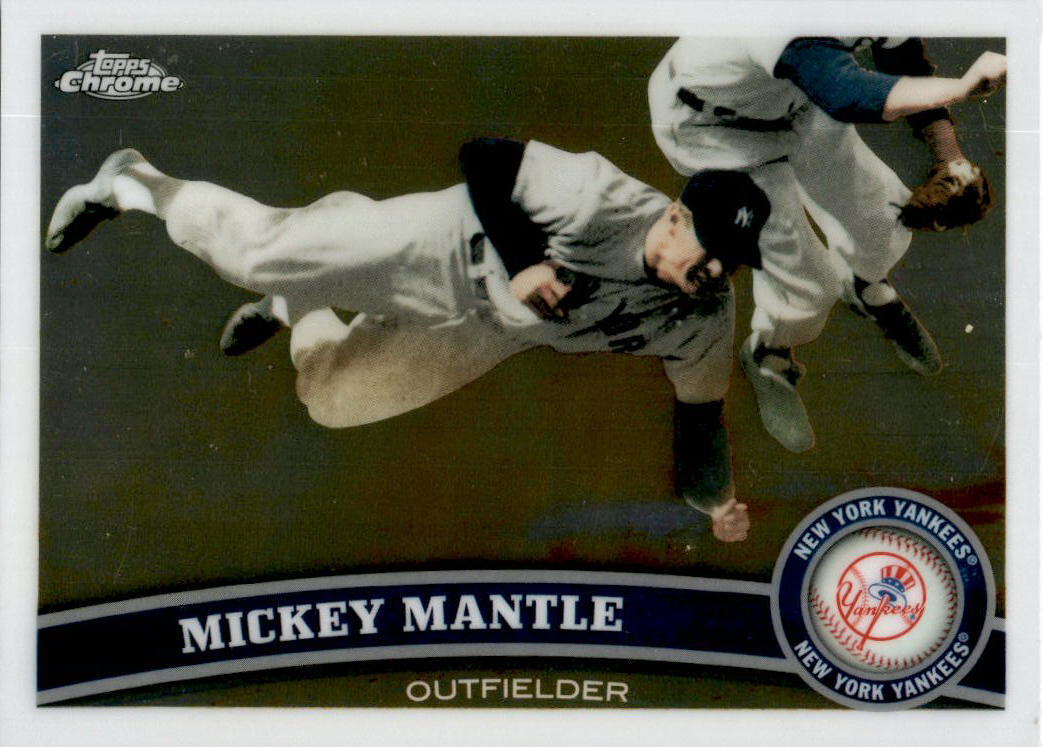 2011 Topps Chrome #7 Mickey Mantle New York Yankees