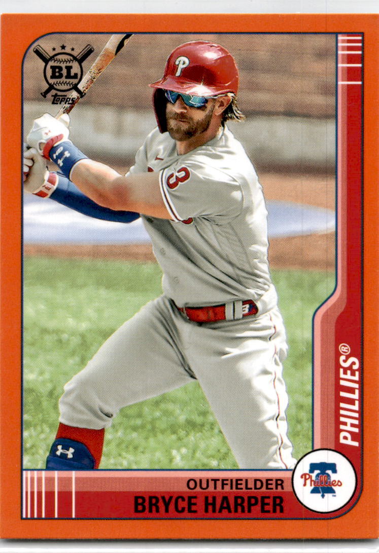 2021 Topps Big League Orange #137  Bryce Harper Phillies