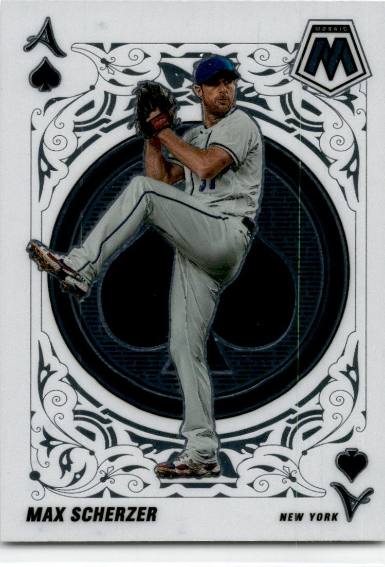2022 Panini Mosaic Aces #A-10 Max Scherzer New York Mets