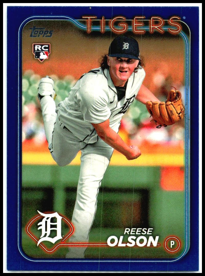 2024 Topps Royal Blue #308 Reese Olson Detroit Tigers
