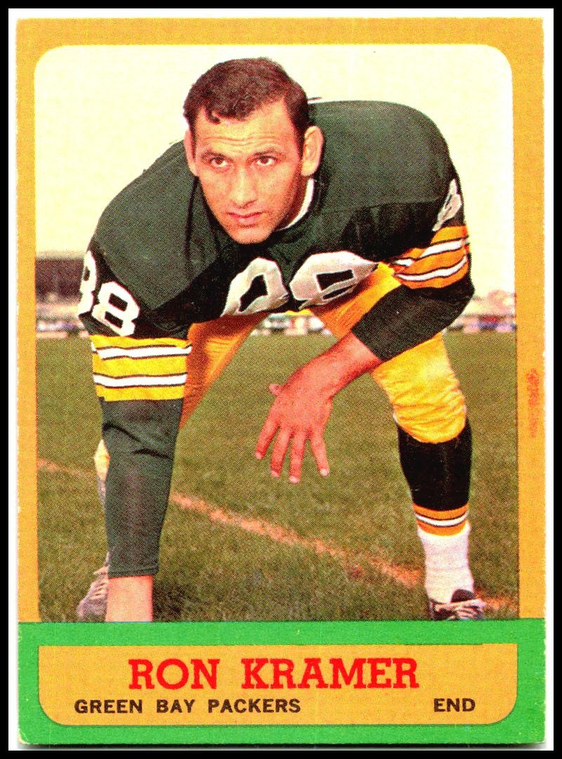 1963 Topps #92 Ron Kramer Green Bay Packers