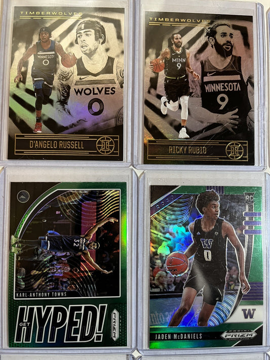 12 Assorted Minnesota Timberwolves! Check it Out!!