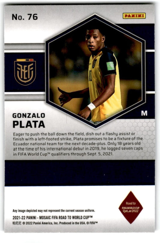 2022 Mosaic Gonzalo Plata Rookie Ecuador #178