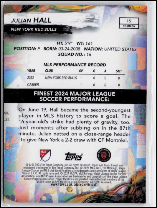 2024 Finest MLS #15 Julian Hall