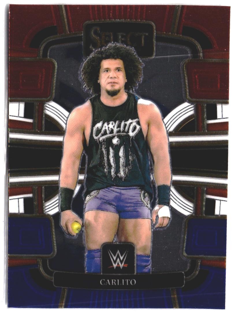 Carlito #10 2024 Panini Select WWE Red and Blue