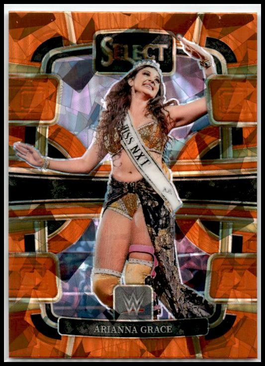 2024 Panini Select WWE Orange Ice Prizms #57 Arianna Grace