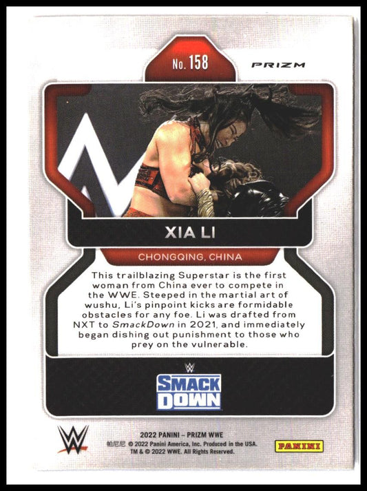 Xia Li #158 2022 Panini Prizm WWE Red, White and Blue