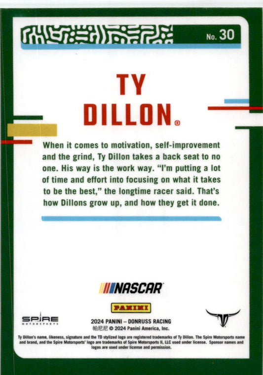 2024 Donruss Optic #30 Ty Dillon