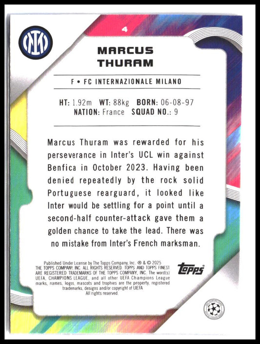 Marcus Thuram #4 2024-25 Finest UEFA Club Competitions