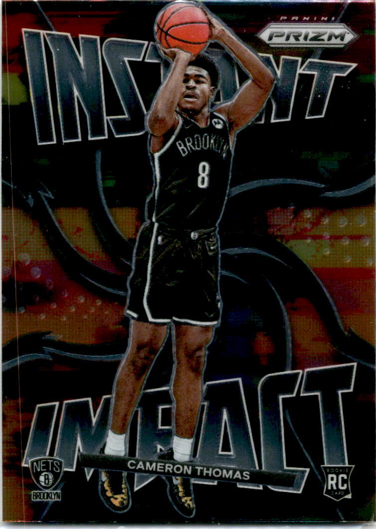 2021-22 Panini Prizm Instant Impact #2 Cameron Thomas Brooklyn Nets