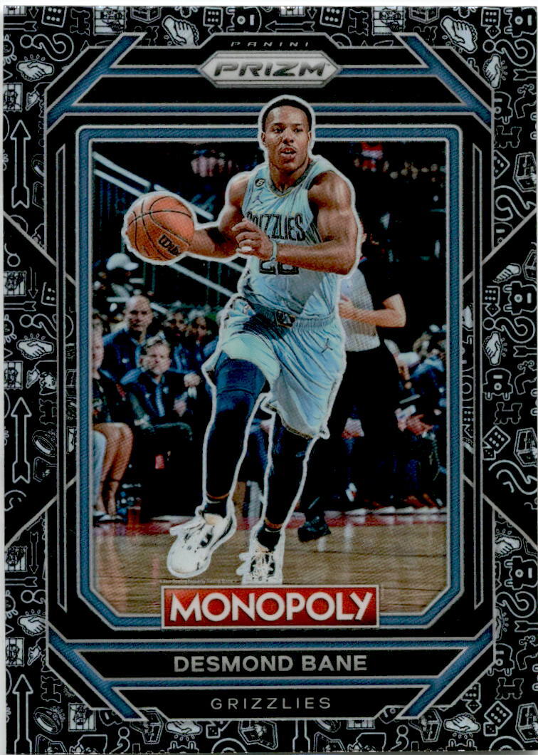 2022 Prizm Monopoly Black Monopoly #44 Desmond Bane Memphis Grizzlies