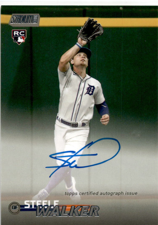 2023 Stadium Club Autographs #SCBA-SW Steele Walker Auto Detroit Tigers