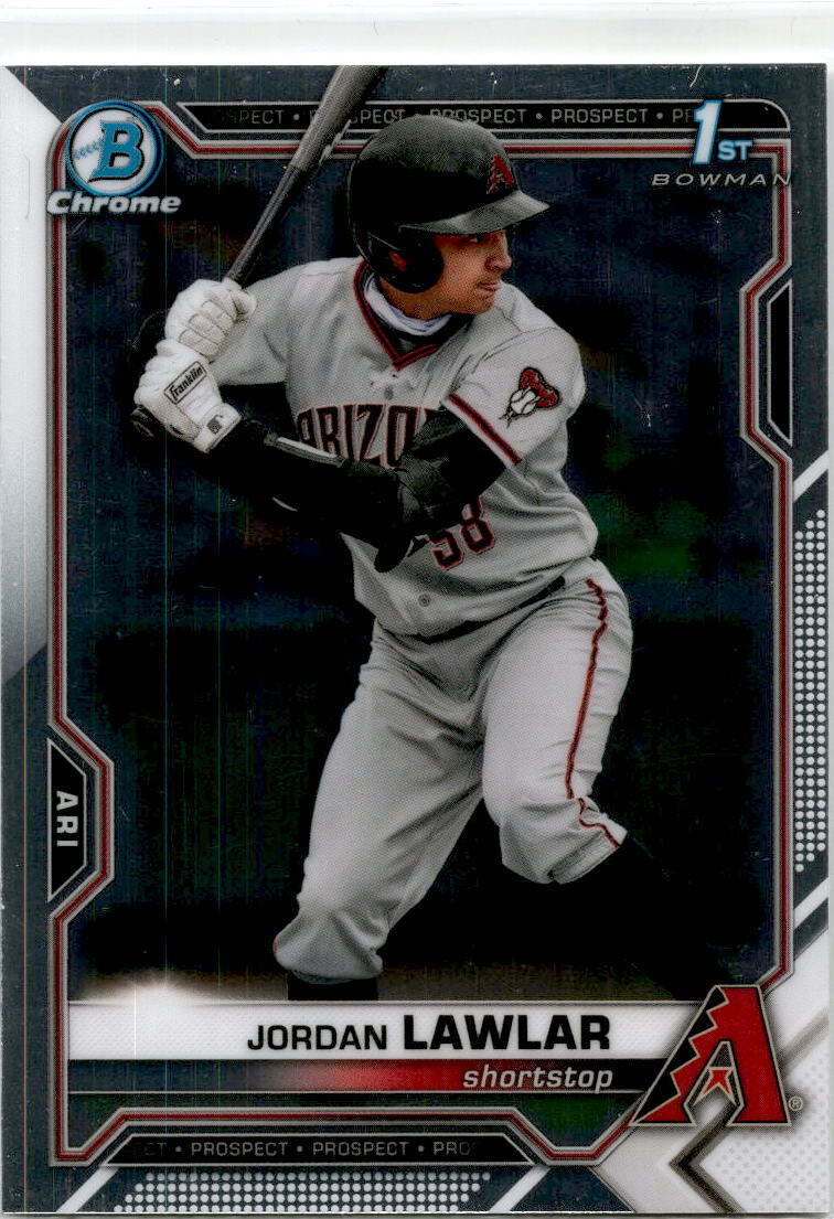 2021 Bowman Draft #BDC-194 Jordan Lawlar Arizona Diamondbacks