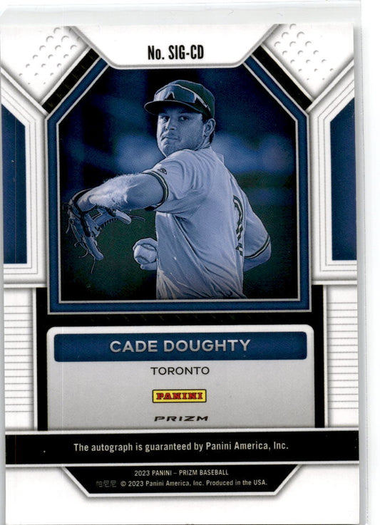 2023 Panini Prizm Signatures Silver #SIG-CD Cade Doughty Toronto Blue Jays