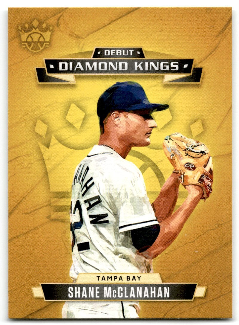 2021 Panini Diamond Kings Debut Diamond Kings Shane Mcclanahan Tampa Bay Rays