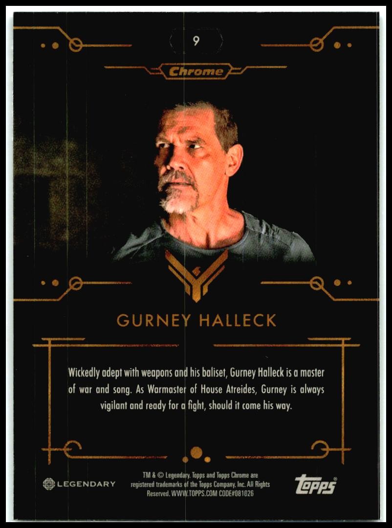 2024 Dune Chrome® - Hobby Box Purple /199 ##9 Gurney Halleck