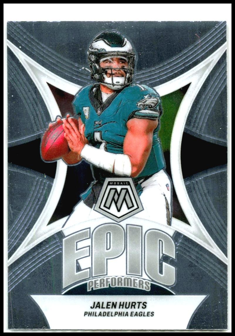 2024 Panini Mosaic Epic Performers #EP-JH Jalen Hurts Philadelphia Eagles