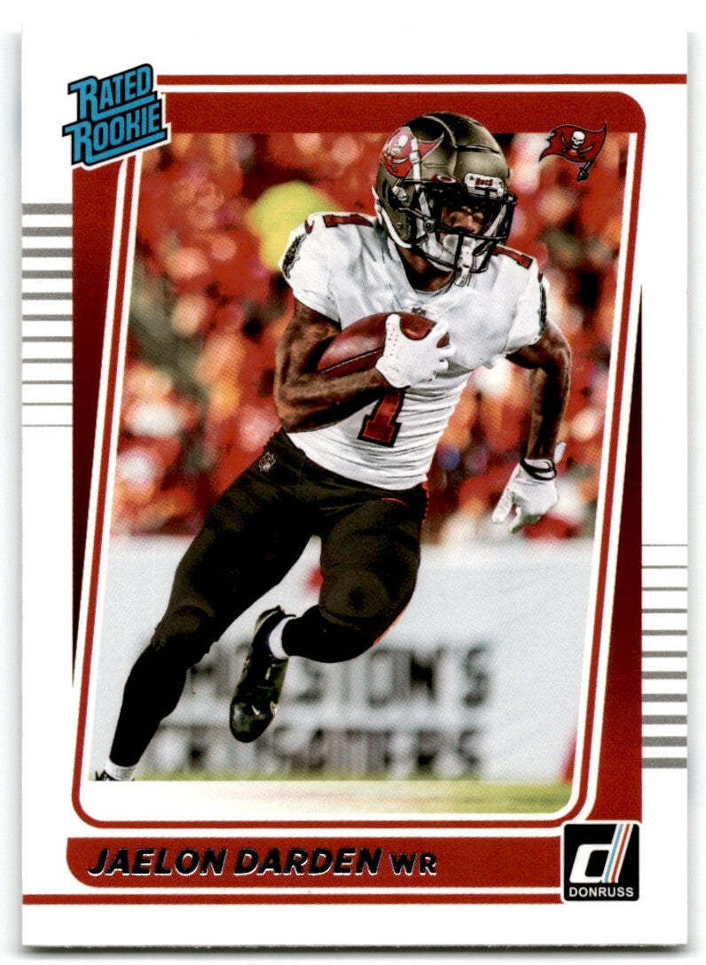 2021 Donruss Rated Rookie Jaelon Darden Rookie Tampa Bay Buccaneers #288