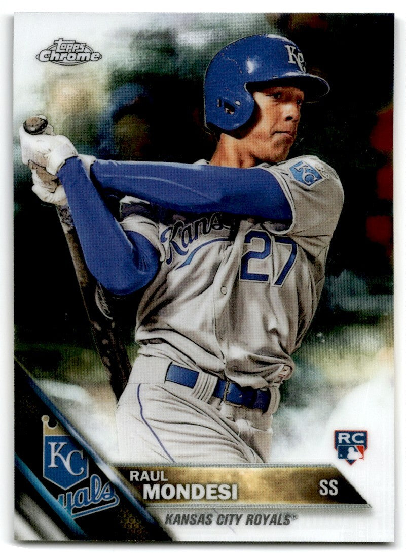 2016 Topps Chrome Raul Mondesi Rookie Kansas City Royals #28
