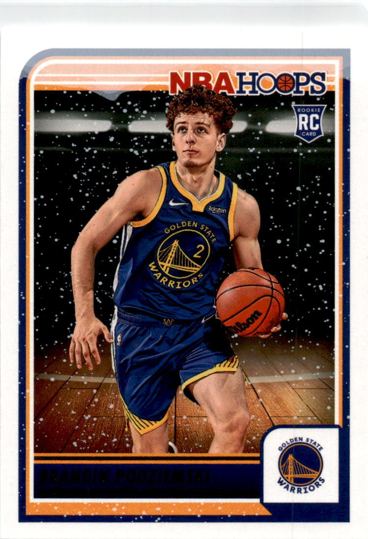 2023-24 Hoops Winter #264 Brandin Podziemski Rookie Golden State Warriors